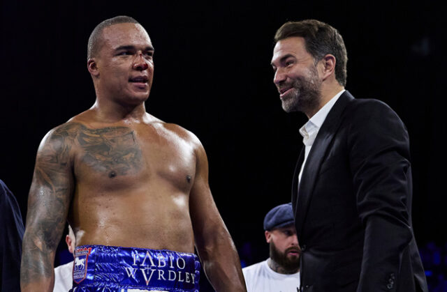Eddie Hearn has backed Fabio Wardley to stop Daniel Dubois Photo Credit: Mark Robinson Matchroom Boxing Eddie Hearn has backed Fabio Wardley to stop Daniel Dubois Photo Credit: Mark Robinson Matchroom Boxing