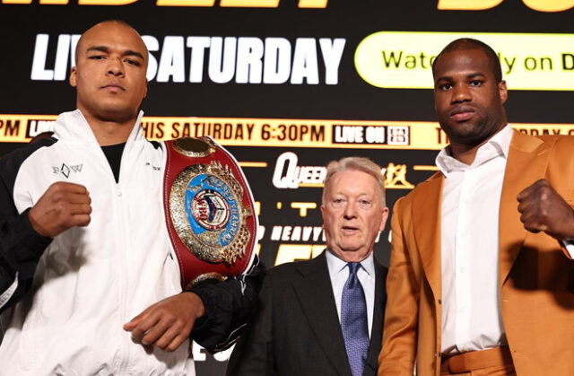Fabio Wardley has vowed to knock out Daniel Dubois on Saturday Photo Credit: Queensberry, Leigh Dawney Fabio Wardley has vowed to knock out Daniel Dubois on Saturday Photo Credit: Queensberry, Leigh Dawney