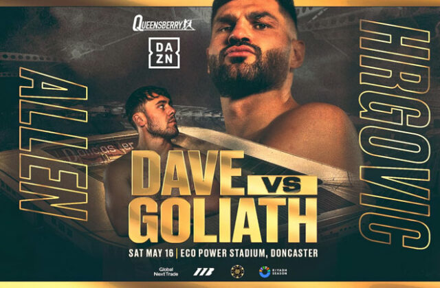 Filip Hrgovic takes on Dave Allen in Doncaster on Saturday, live on DAZN Photo Credit: Queensberry Filip Hrgovic takes on Dave Allen in Doncaster on Saturday, live on DAZN Photo Credit: Queensberry