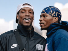 O'Shaquie Foster and Raymond Ford clash for the WBC super featherweight world title in Houston on Saturday, live on DAZN Photo Credit: Matchroom Boxing