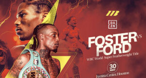 O'Shaquie Foster defends his WBC super featherweight world title against Raymond Ford in Houston on Saturday, live on DAZN Photo Credit: Matchroom Boxing