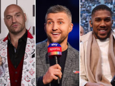 Carl Froch has predicted Tyson Fury to beat Anthony Joshua on points Photo Credit: Mark Robinson/Dave Thompson
