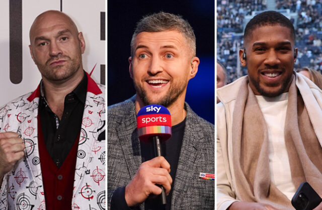 Carl Froch has predicted Tyson Fury to beat Anthony Joshua on points Photo Credit: Mark Robinson/Dave Thompson