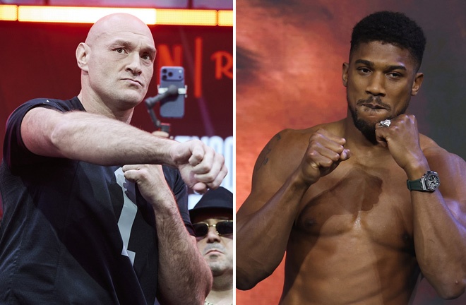 Tyson Fury says he will knock out Anthony Joshua Photo: Mark Robinson Matchroom Boxing