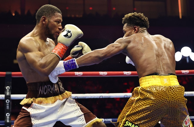 Norman Jr was beaten by Haney in November. Photo: Queensberry/Leigh Dawney