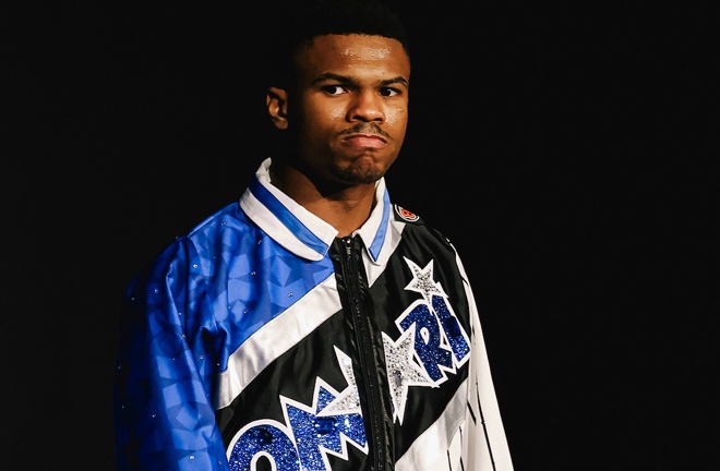 Omari Jones is back. Photo: Zachariah Delgado/Matchroom Boxing
