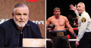 Peter Fury says he spoke to referee Mark Lyson after Oleksandr Usyk's controversial win over Rico Verhoeven Photo Credit: Mark Robinson Matchroom Boxing