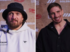 Oleksandr Usyk defends his heavyweight world titles against Rico Verhoeven on Saturday in Egypt Photo Credit: Mark Robinson Matchroom Boxing
