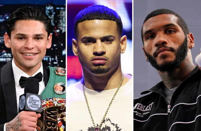 Rolly Romero fumed at Ryan Garcia and Conor Benn. Photo Credit: The Tonight Show/ Golden Boy/ Mark Robinson/ Matchroom Boxing Rolly Romero fumed at Ryan Garcia and Conor Benn. Photo Credit: The Tonight Show/ Golden Boy/ Mark Robinson/ Matchroom Boxing