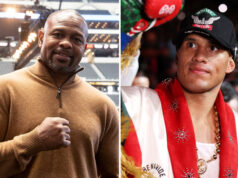 Roy Jones Jr has advised David Benavidez to face Oleksandr Usyk over Jai Opetaia Photo Credit: Michelle Farsi/Matchroom/Cris Esquada/Golden Boy Promotions