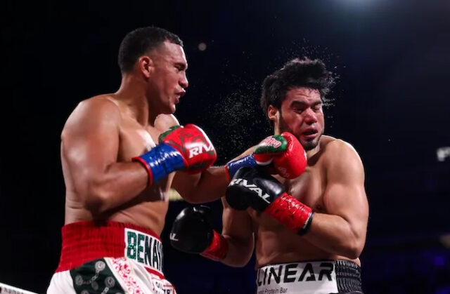 Benavidez showed levels at cruiserweight. Photo Credit: PBC Benavidez showed levels at cruiserweight. Photo Credit: PBC