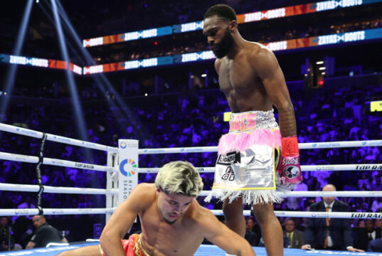 Jaron Ennis dethroned Xander Zayas in New York. Photo Credit: Matchroom Boxing