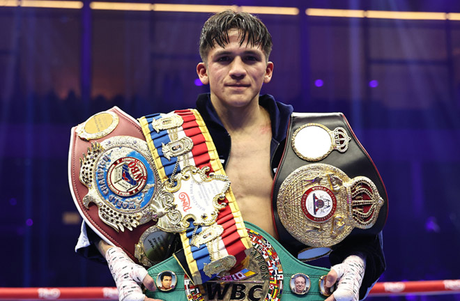 Bam is the unified super flyweight champion. Photo: Queensberry/Leigh Dawney
