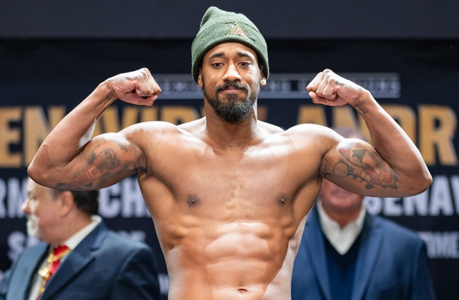 Andrade is set to return on July 24 Photo Credit: Ryan Hafey/Premier Boxing Champions