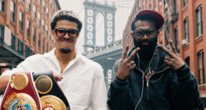 Jaron Ennis is the betting favourite to dethrone unified super welterweight world champion, Xander Zayas in Brooklyn on Saturday Photo Credit: Zachariah Delgado/Matchroom Boxing