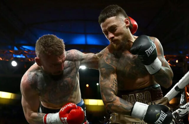Lewis Crocker was outpointed by Liam Paro. Photo Credit: Fight Mag Lewis Crocker was outpointed by Liam Paro. Photo Credit: Fight Mag