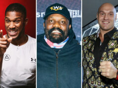 Derek Chisora believes Tyson Fury is having doubts over beating Anthony Joshua Photo Credit: Mark Robinson/Geoffrey Knott/Matchroom Boxing/Mikey Williams/Top Rank via Getty Images