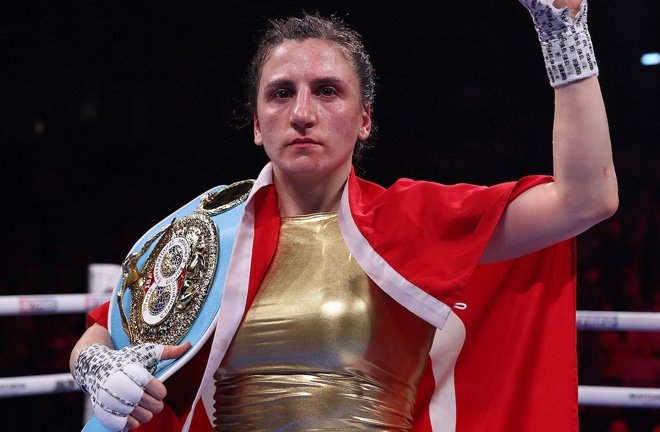 Turhan defends her IBF lightweight world title Photo Credit: Mark Robinson Matchroom Boxing