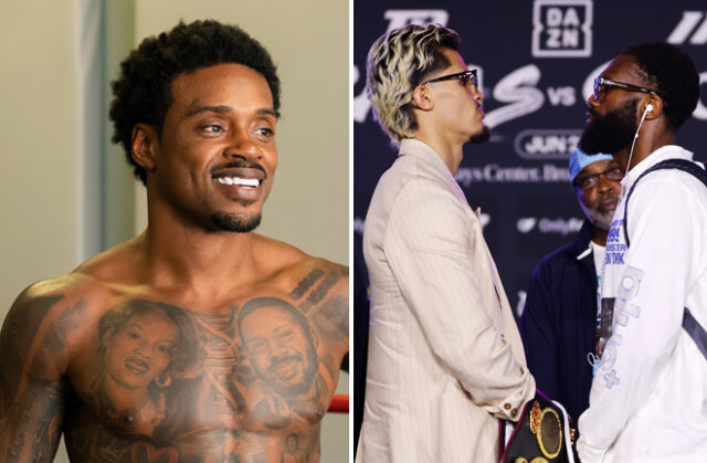 Errol Spence Jr has backed Jaron Ennis to beat Xander Zayas on Saturday Photo Credit: Ryan Hafey/Premier Boxing Champions/Cris Esqueda Matchroom Boxing Errol Spence Jr has backed Jaron Ennis to beat Xander Zayas on Saturday Photo Credit: Ryan Hafey/Premier Boxing Champions/Cris Esqueda Matchroom Boxing