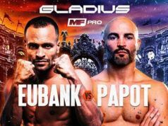 Gladius debuts at Eubank vs Papot. Photo Credit: MFPRO