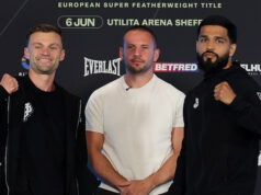 Josh Padley defends his European super featherweight title against Aqib Fiaz in Sheffield on Saturday, live on DAZN Photo Credit: Mark Robinson Matchroom Boxing