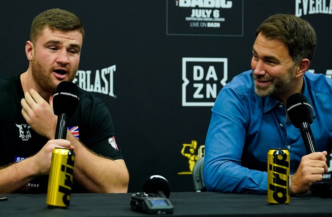 Fisher has been with Hearn since his professional debut Photo Credit: Dave Thompson Matchroom Boxing