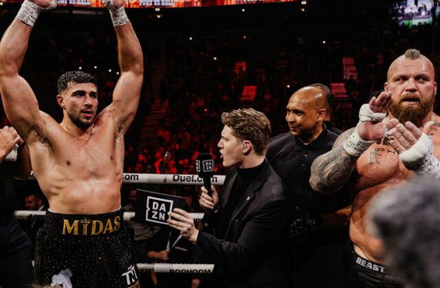 Tommy Fury beat Eddie Hall by majority decision Photo Credit: David Cavan/MF Pro