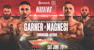 Ryan Garner faces Michael Magnesi for the WBC Interim super featherweight title in Southampton on Saturday, live on DAZN Photo Credit: Queensberry