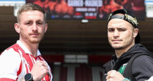 Ryan Garner faces Michael Magnesi for the WBC Interim super featherweight title at St Mary's Stadium in Southampton on Saturday, live on DAZN Photo Credit: Leigh Dawney/Queensberry