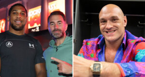 Eddie Hearn says Anthony Joshua vs Tyson Fury will take place in the UK Photo Credit: Mark Robinson/Michelle Farsi/Matchroom