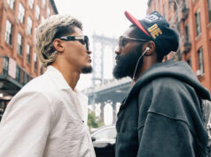 Xander Zayas and Jaron Ennis face-to-face ahead of their eagerly-anticipated showdown on Saturday Photo Credit: Zachariah Delgado/Matchroom Boxing