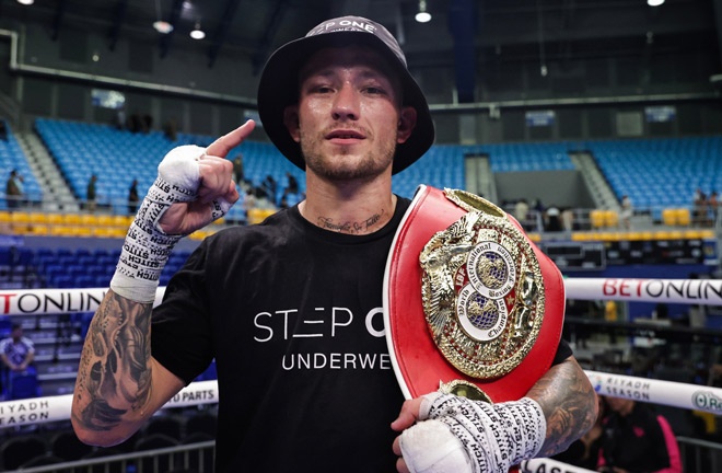 Paro looks like a two-time IBF champion. Photo: Melina Pizano/Matchroom