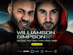 Troy Williamson will rematch Callum Simpson on August 8 in Leeds, live on DAZN Photo Credit: BOXXER