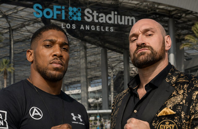 Tyson Fury vs Anthony Joshua could reportedly be headed to SoFi Stadium in California Tyson Fury vs Anthony Joshua could reportedly be headed to SoFi Stadium in California