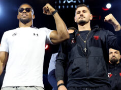Anthony Joshua faces Kristian Prenga on July 25 in Saudi Arabia Photo Credit: Mark Robinson Matchroom Boxing