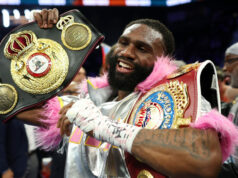 Jaron Ennis is apparently close to sealing his next bout Photo Credit: Cris Esqueda Matchroom Boxing