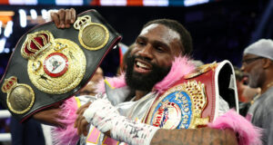 Jaron Ennis is apparently close to sealing his next bout Photo Credit: Cris Esqueda Matchroom Boxing