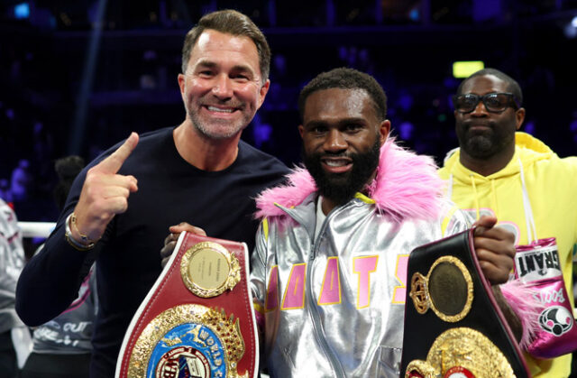 Eddie Hearn is targeting a return for Jaron Ennis in November likely against Josh Kelly Photo Credit: Cris Equeda Matchroom Boxing Eddie Hearn is targeting a return for Jaron Ennis in November likely against Josh Kelly Photo Credit: Cris Equeda Matchroom Boxing