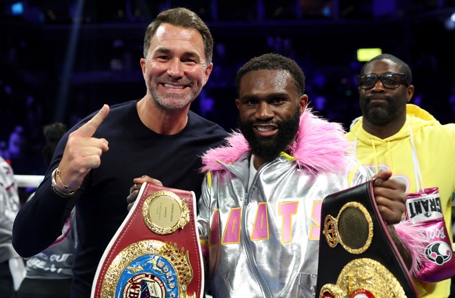 Eddie Hearn is targeting a return for Jaron Ennis in November likely against Josh Kelly Photo Credit: Cris Equeda Matchroom Boxing