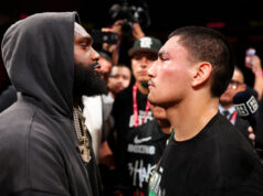 Bozy Ennis has ruled out a fight for his son against Vergil Ortiz Jr Photo Credit: Golden Boy Promotions / Cris Esqueda