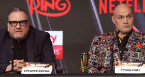 Tyson Fury's manager Spencer Brown is hopeful the government will help ensure his bout with Anthony Joshua lands at Wembley Stadium Photo Credit: Mark Robinson