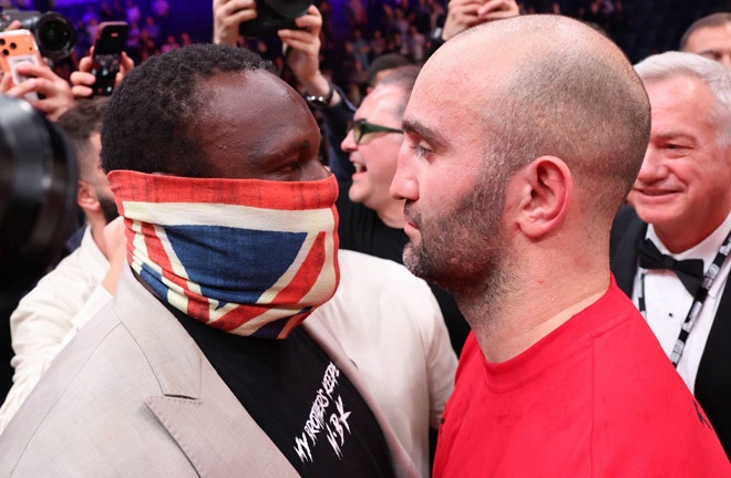 Gassiev and Chisora faced off Photo Credit: IBA Pro