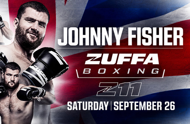 Fisher will fight on September 26 at the Copper Box Arena Photo Credit: Zuffa Boxing