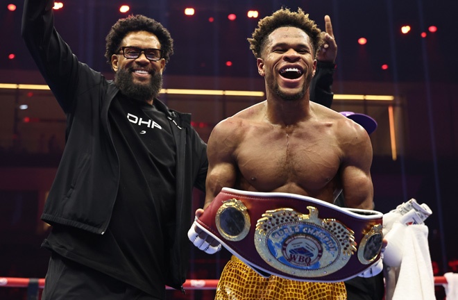 Stevenson is eyeing a clash with Haney Photo Credit: Queensberry/Leigh Dawney