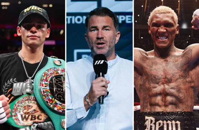 Eddie Hearn expects Ryan Garcia to beat Conor Benn Photo Credit: Cris Equeda/Golden Boy/Zachariah Delgado/ Matchroom Boxing/Mark Robinson
