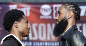 Abdullah Mason faced off with Albert Bell. Photo Credit: Top Rank