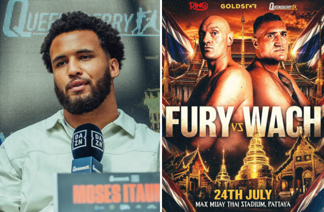 Moses Itauma says Mariusz Wach is suitable preparation for Tyson Fury before his clash with Anthony Joshua Photo Credit: Queensberry