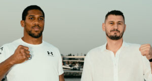 Anthony Joshua faces Kristian Prenga in Saudi Arabia on Saturday Photo Credit: Matchroom Boxing