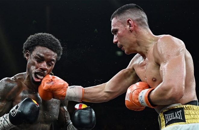 Tszyu dominated Spence Photo Credit: No Limit Boxing