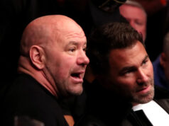Eddie Hearn pictured with Dana White. Photo Credit: UFC/ MMA Fighting